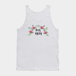 Floral Dog Mom Tank Top